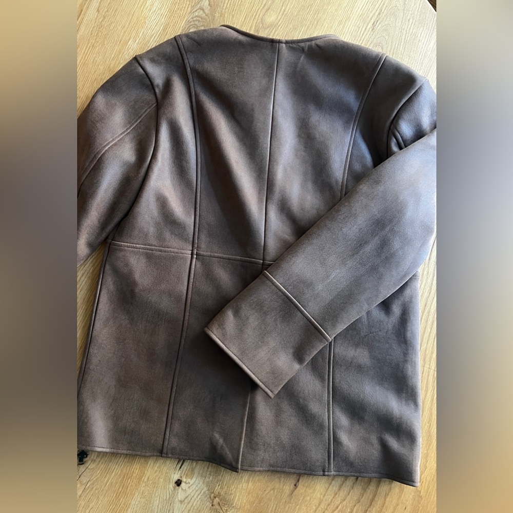 ANTHROPOLOGIE AVEC LES FILLES FAUX LEATHER JACKET, SIZE XS, *LIKE NEW* - Picture 10 of 16